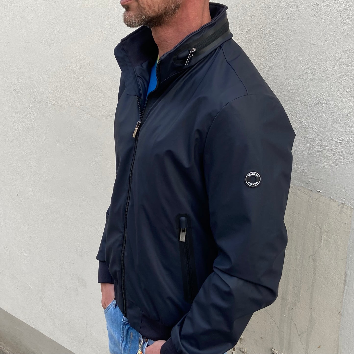 GIUBBOTTO LUPETTO ZIP GOMMATTO MARKUP