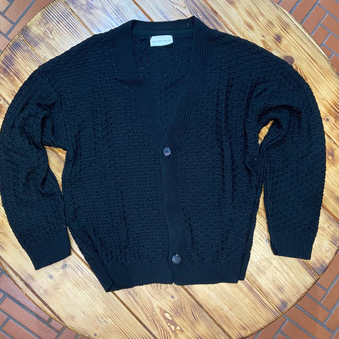 CARDIGAN DUE BOTTONI NJB NERO
