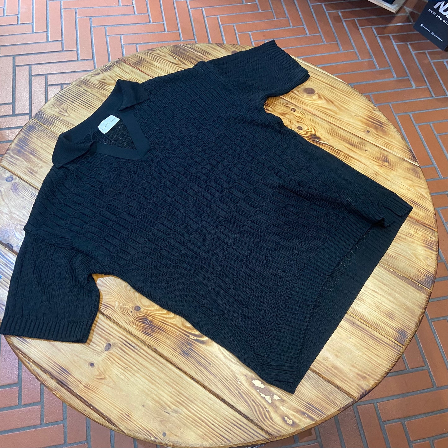 POLO OVER IN MAGLIA NJB NERA