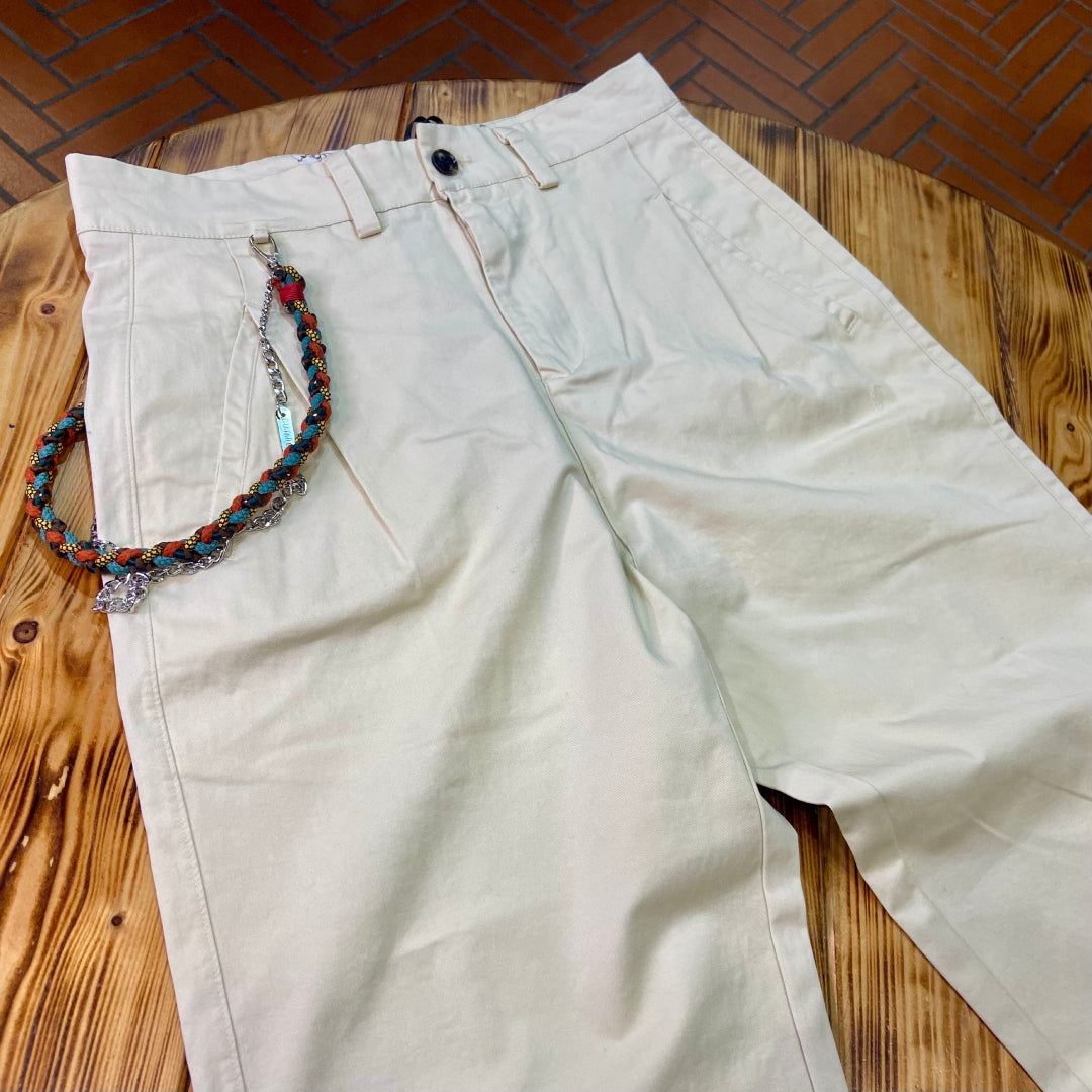 PANTALONE FRANCYS WIDE LEG CROPPED FIT IN COTONE GL