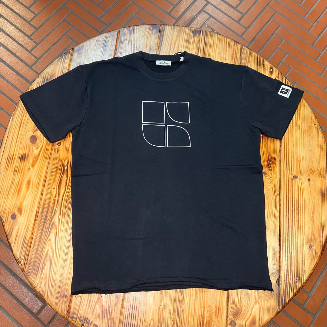 T-SHIRT GIROCOLLO URBAN RING NERA