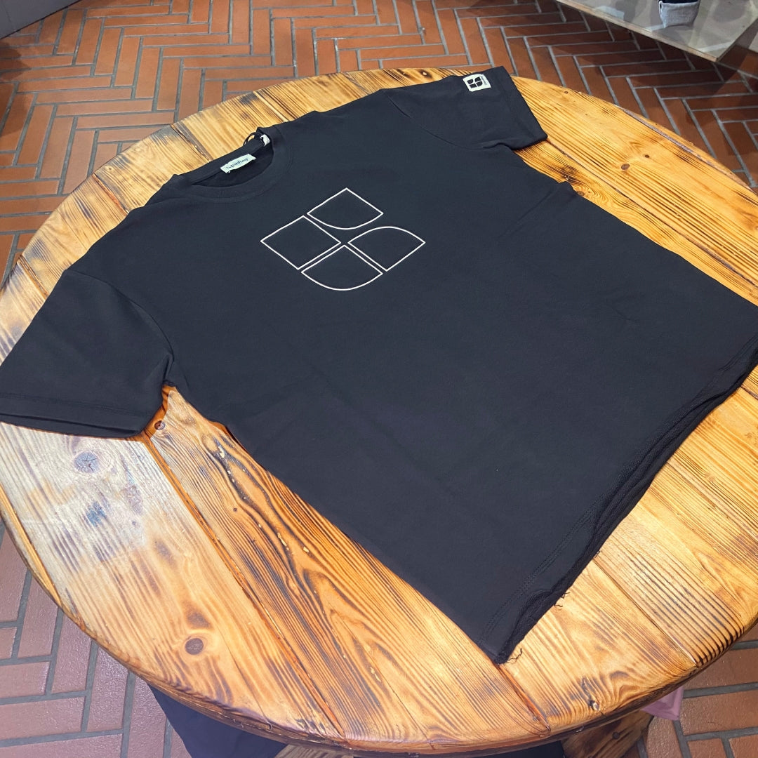 T-SHIRT GIROCOLLO URBAN RING NERA