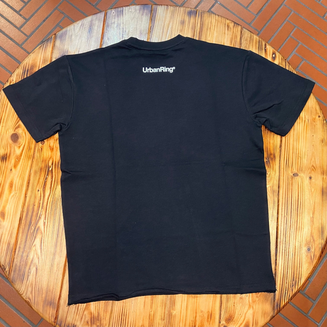 T-SHIRT GIROCOLLO URBAN RING NERA