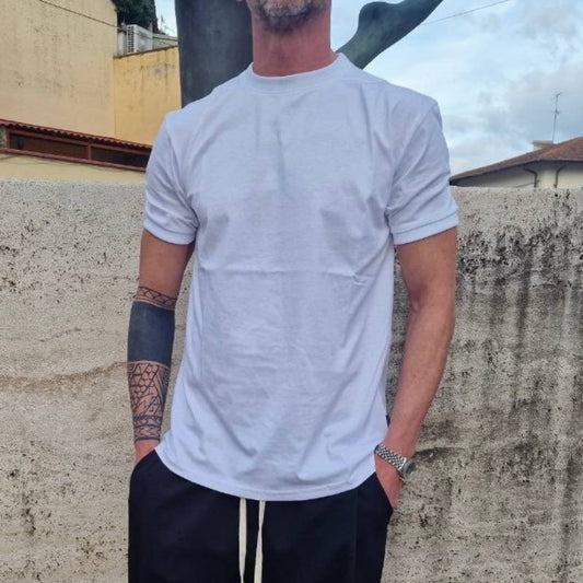 T-SHIRT MANICHE CORTE NJB BIANCA